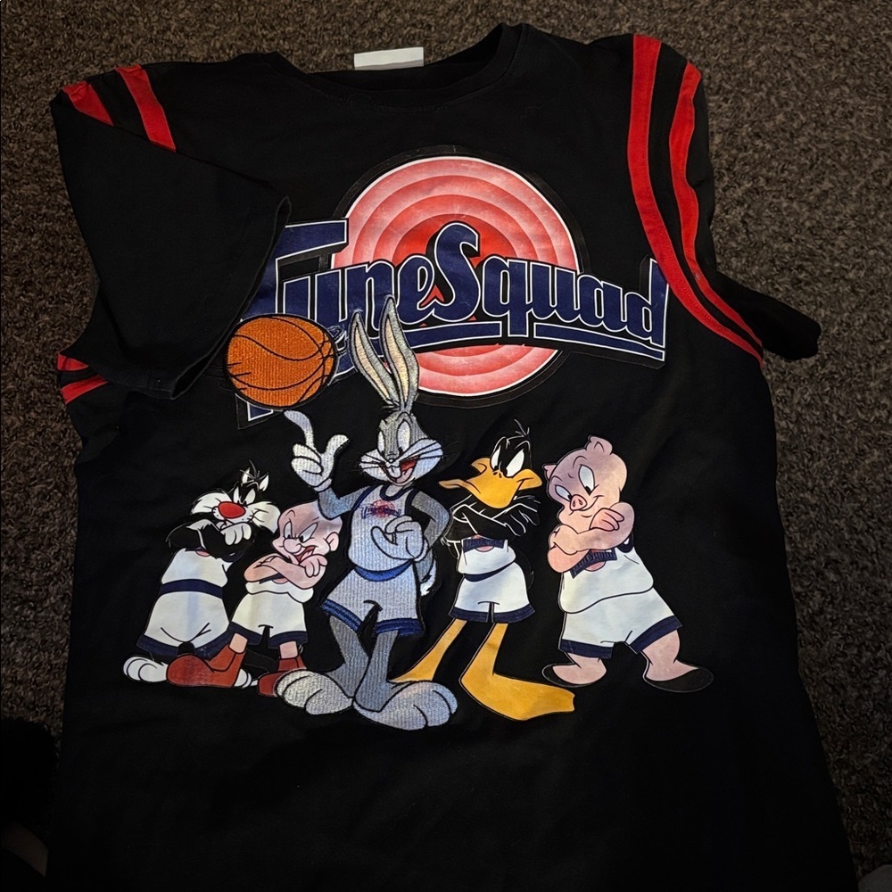 Looney Tunes Squad Black T-shirt